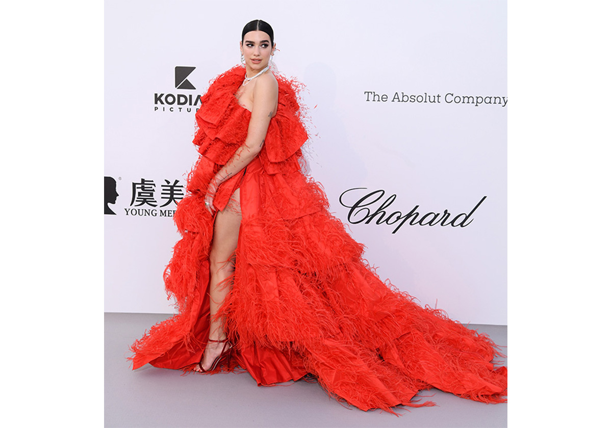 Dua lipa في حفل الـ Amfar