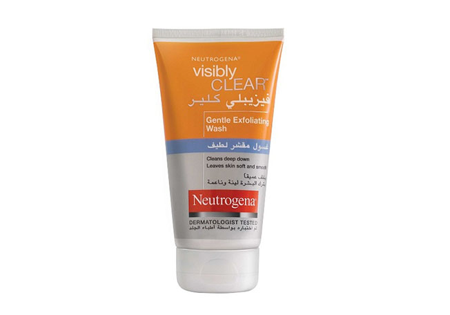 غسول فيزيبلي كلير المقشّر اللطيف من Neutrogena