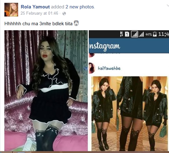 الحرب بين هيفاء وهبي وشقيقتها