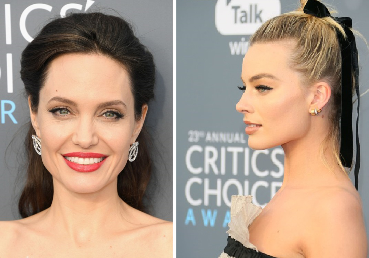 سيطرة أنيقة لأحمر الشفاه القوي في حفل Critics' Choice Awards 2018