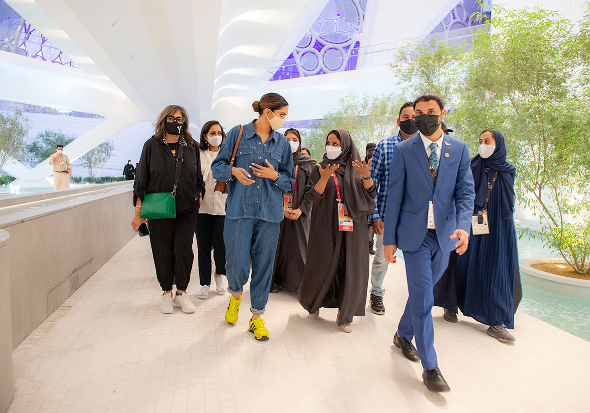 مشاهير عالميون زاروا اكسبو دبي 2020
