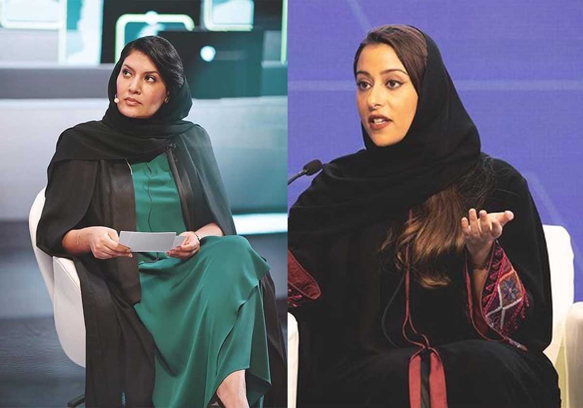 الاميرتان ريما بنت بندر ونورة بنت فيصل تشاركان في ملتقى مستقبل الازياء