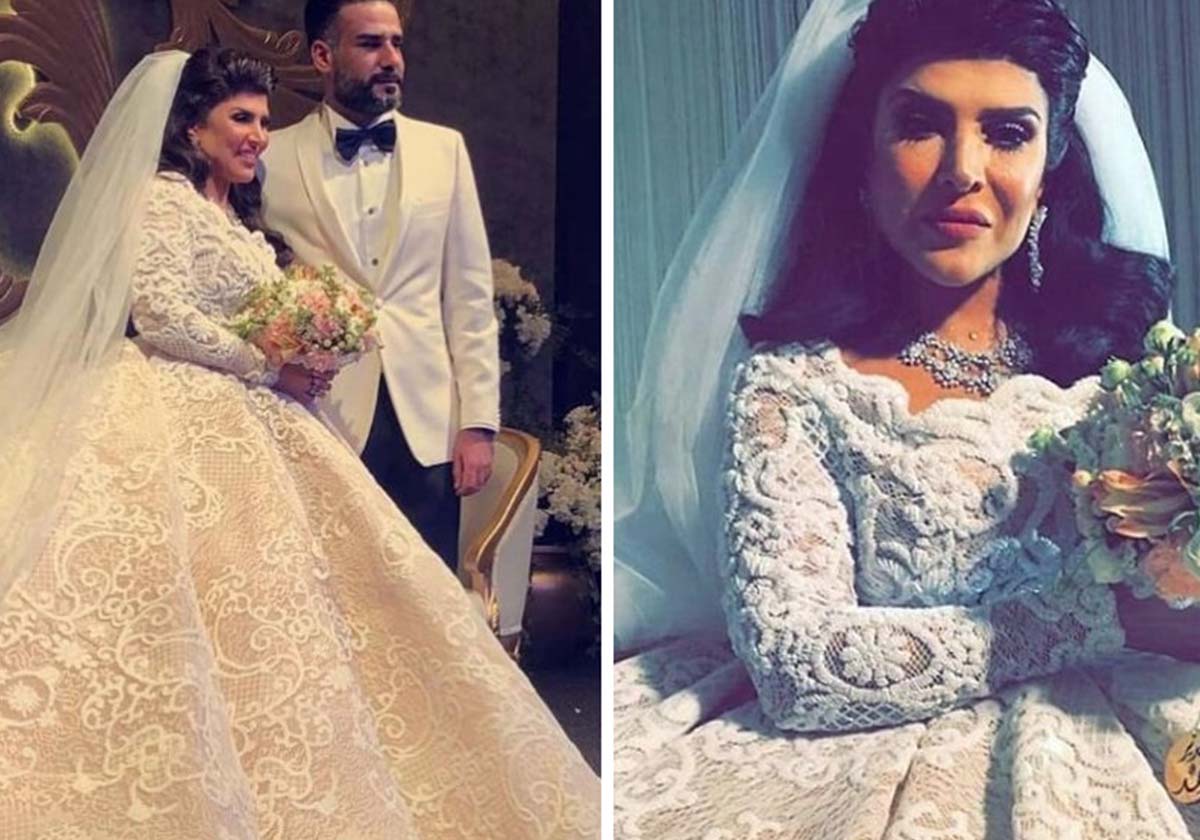 الفنانة الكويتية غدير السبتي تتزوّج في الـ 43 وحجم فستان الزفاف مذهل!