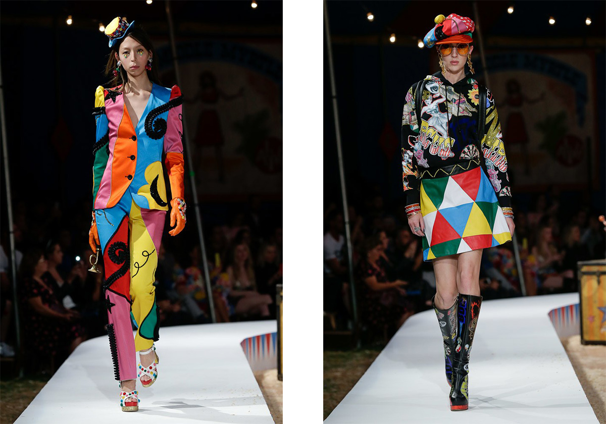 الاقمشة المطبعة Patchwork من موسكينو ريزورت 2019