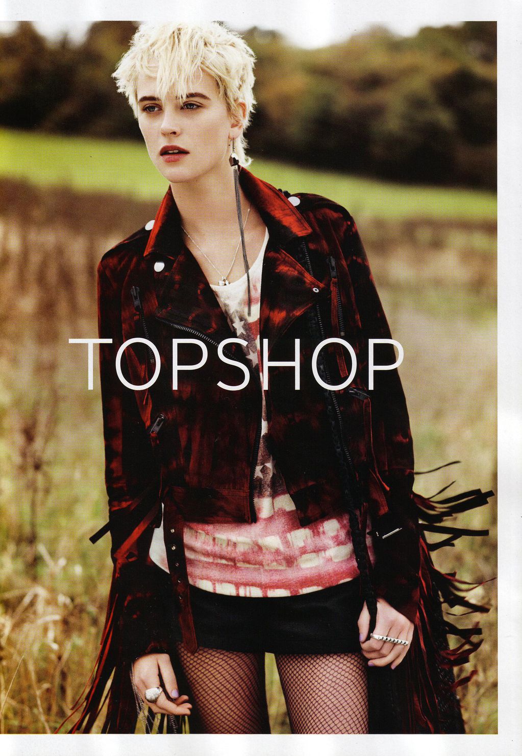 إعلان لماركة Topshop