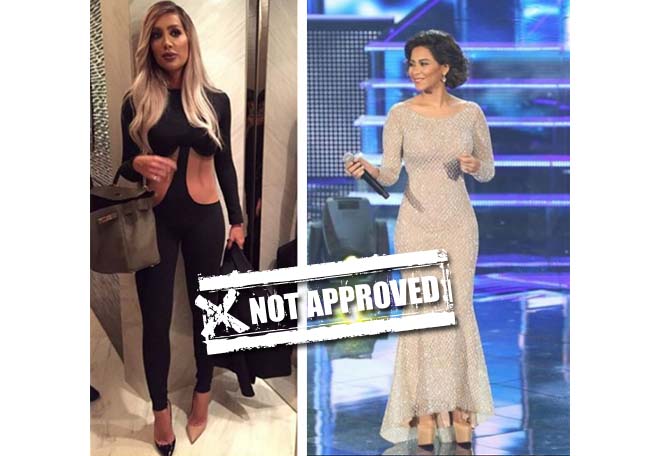جزم مايا دياب وشيرين عبد الوهاب توقعهما ضحية الموضة