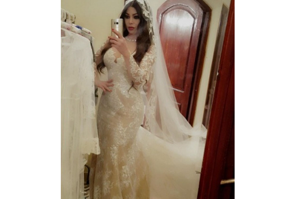 فستان زفاف هيفا وهبي