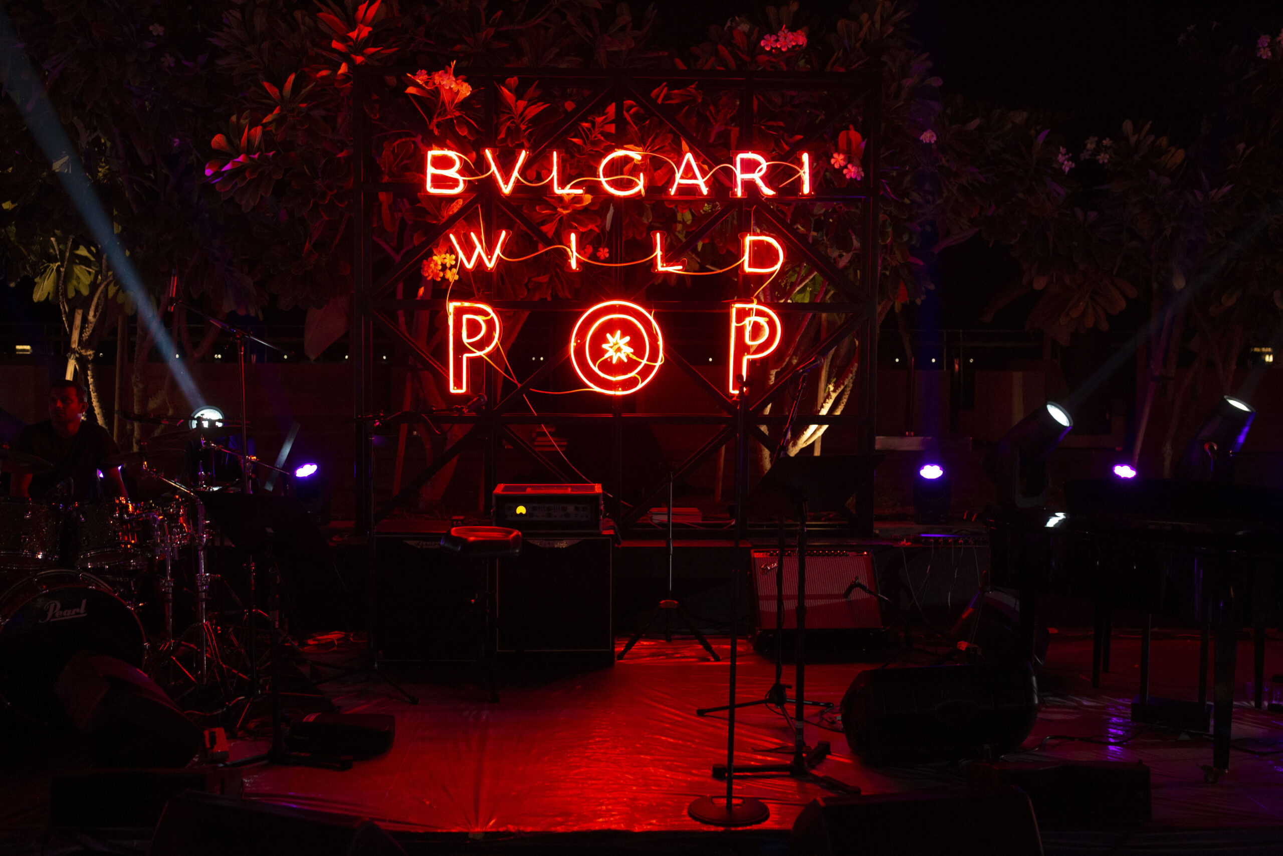 بولغري تنظم حفلا ضخما في دبي بعنوان Wild pop