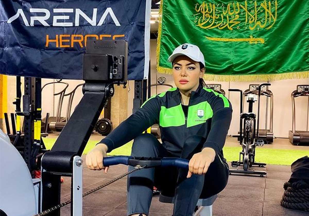 كاريمان ابو الجدايل تحتل المركز الاول في بطولة مولسي للتجديف في بريطانيا
