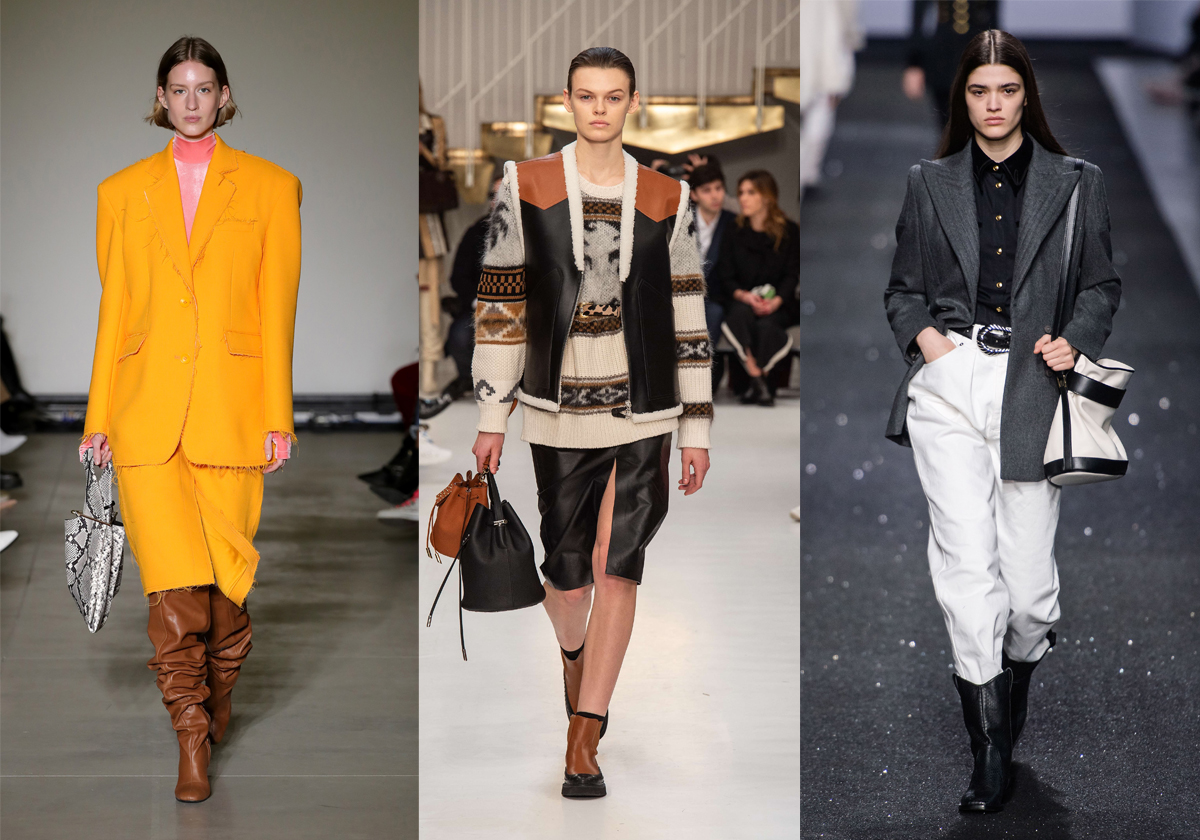 من اليمين إلى اليسار Alberta Ferretti وTod's وAnnakiki