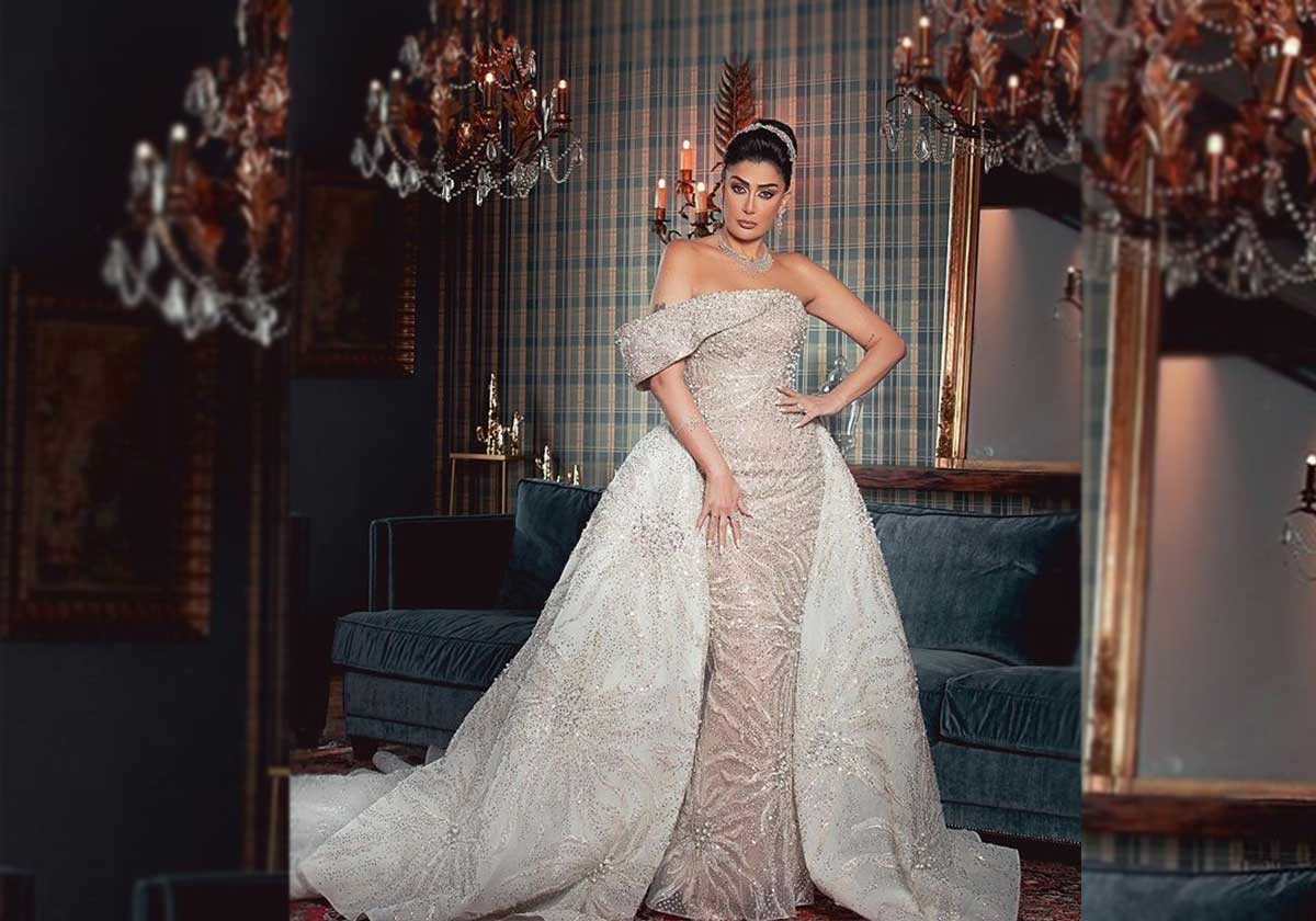 نجمات مسلسلات رمضان 2021 بفساتين الزفاف