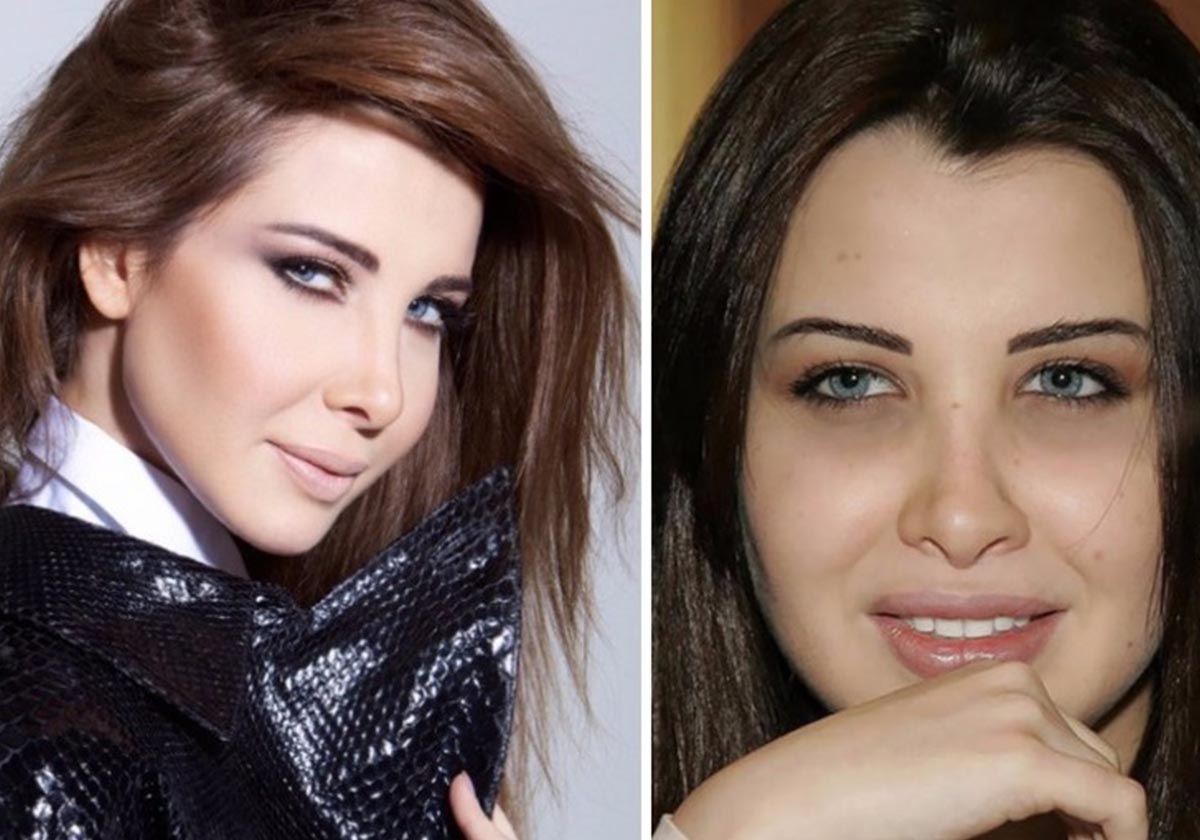 صور النجمات العربيات قبل الفوتوشوب وبعده