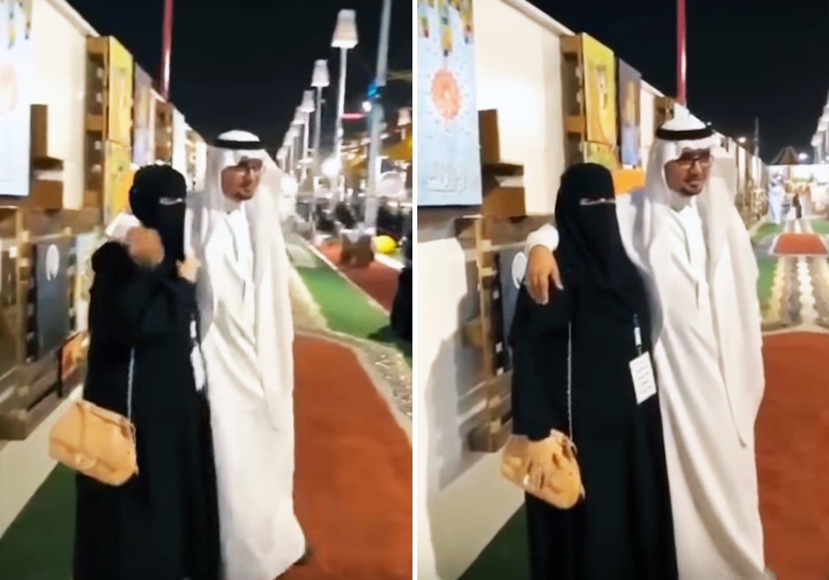 ما قصة مقطع الرجل الذي وضع يده على فنانة سعودية بمهرجان شعبي؟