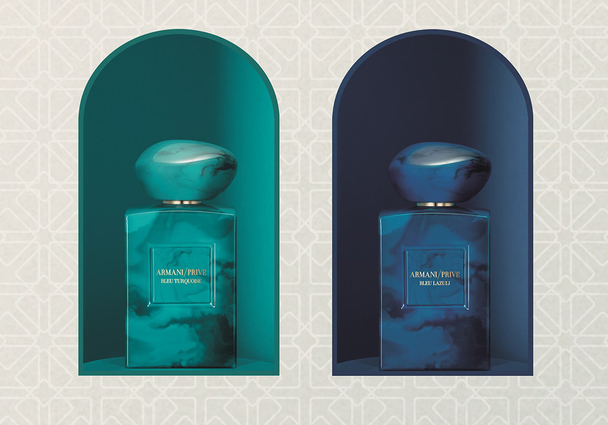 عطرا Bleu Turquoise وBleu Lazuli من Armani/Privé