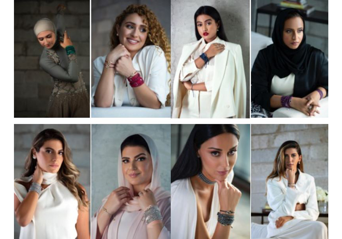 وجوه نسائية من الفيديو الترويجي لمجموعة باور