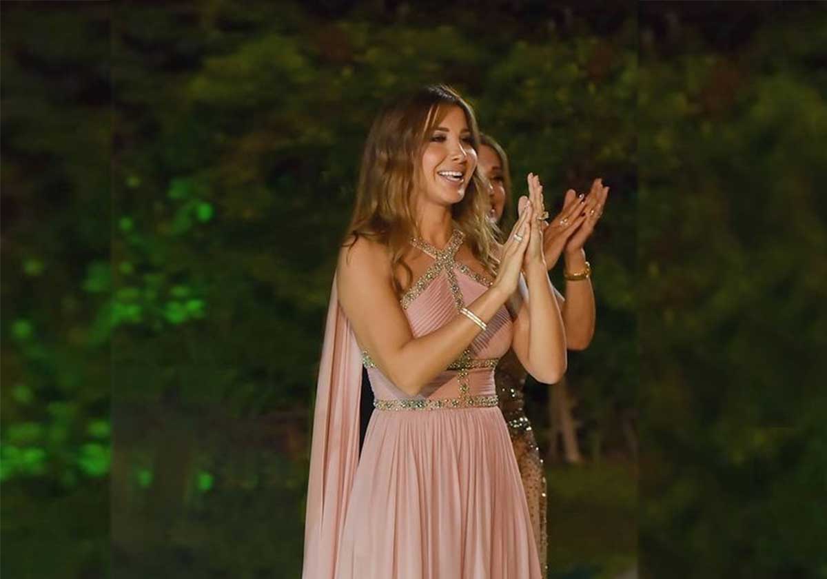 نانسي عجرم في زفاف شقيقها نبيل