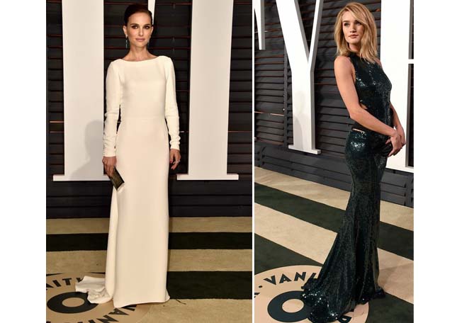 بالصور، اكتشفي موديلات ازياء النجمات في حفل الـ Vanity Fair 2015