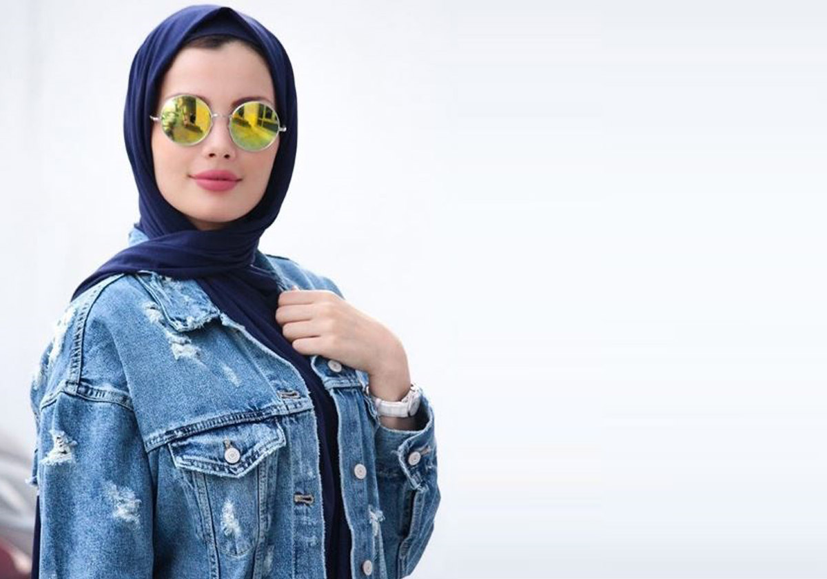 سترة الدنيم للمراة المحجبة