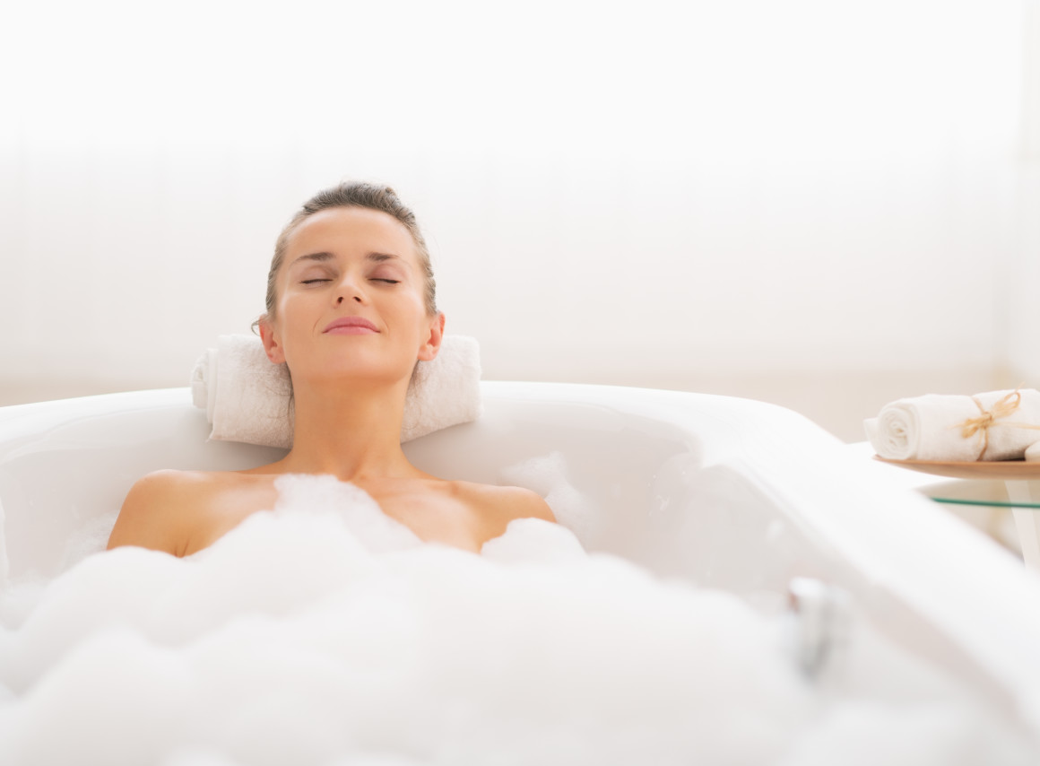 Bathtub, Tub, Person