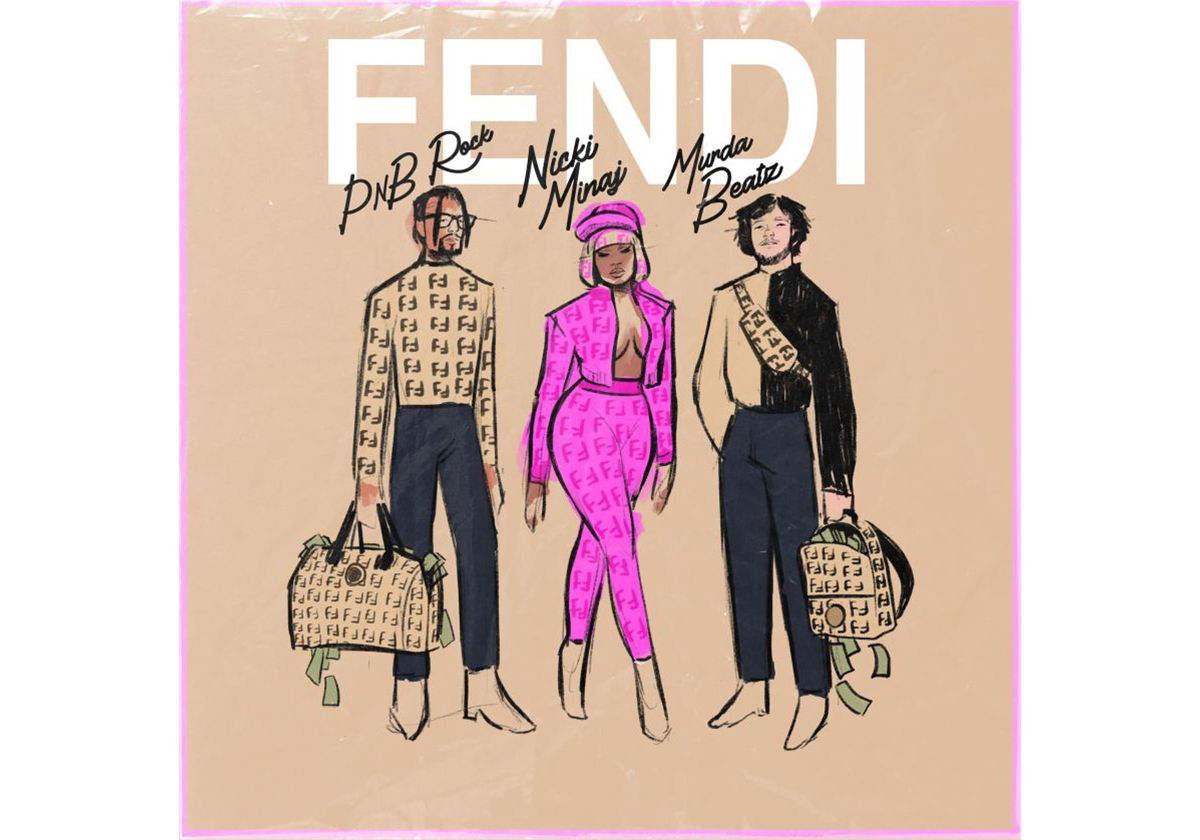 رسمة Fendi تجمع Nicky Minaj وMurad Beats وPnB Rock