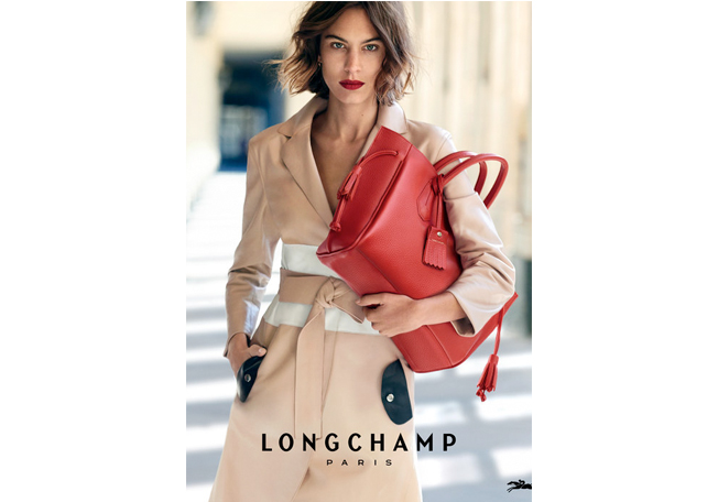 شاهدي حملة Longchamp الاعلانية الجديدة لربيع 2016