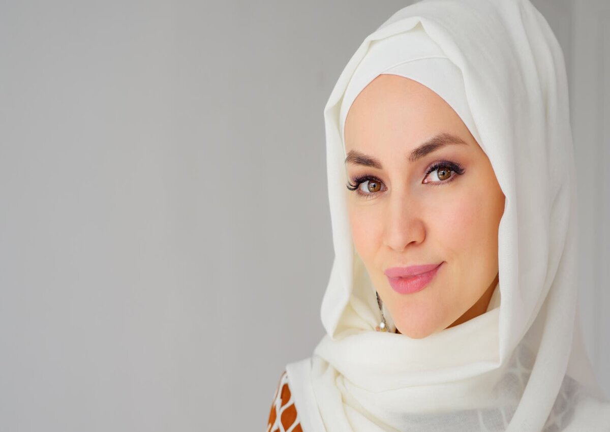 موديلات وضع الحجاب بحسب شكل الوجه