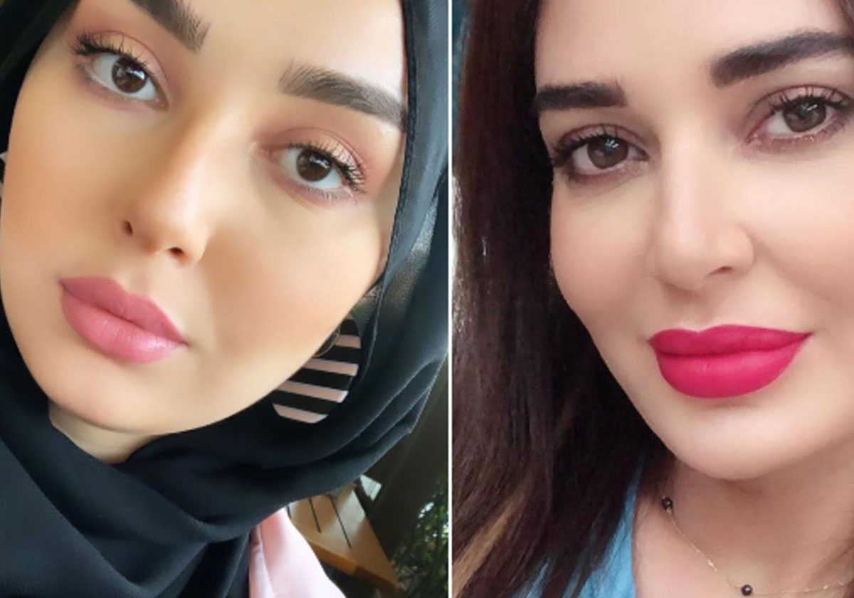 سيرين عبد النور وشبيهتها 
