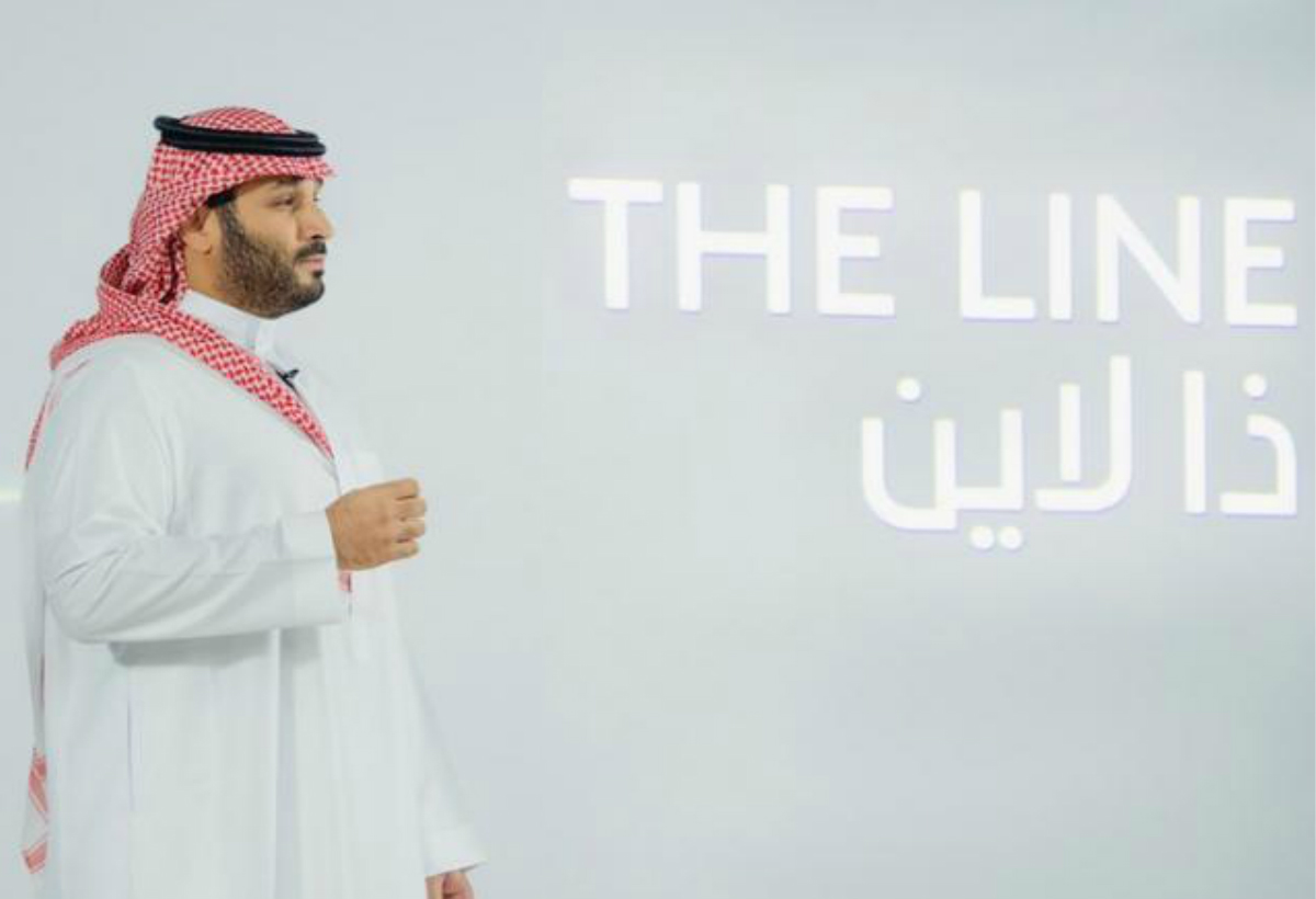 ولي العهد يُطلق مشروع مدينة "ذا لاين" في نيوم  