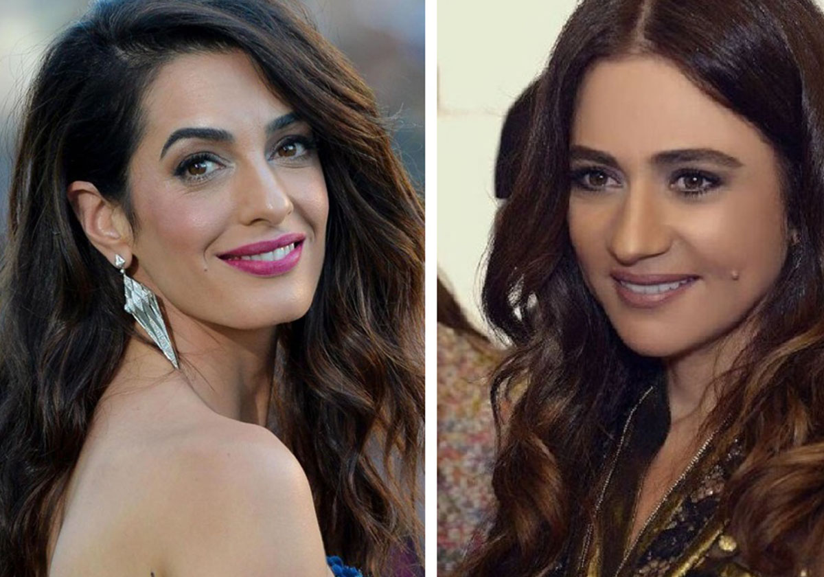 شقيقة أمل علم الدين تشبه شقيقة الفنانة اللبنانية جوليا