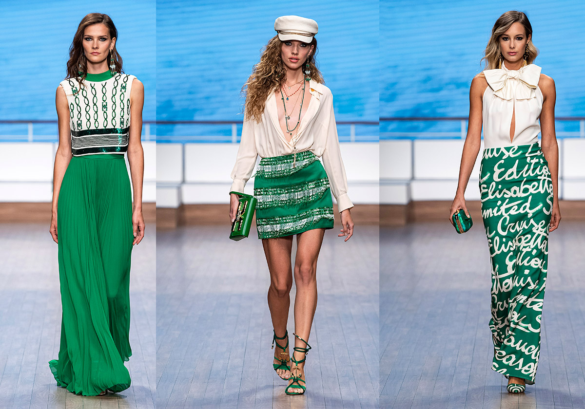 الأخضر لربيع وصيف 2020 من Elisabetta Franchi