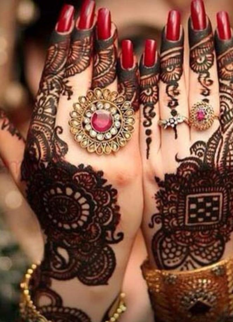 صور احدث نقوش حناء 2017 للعروس