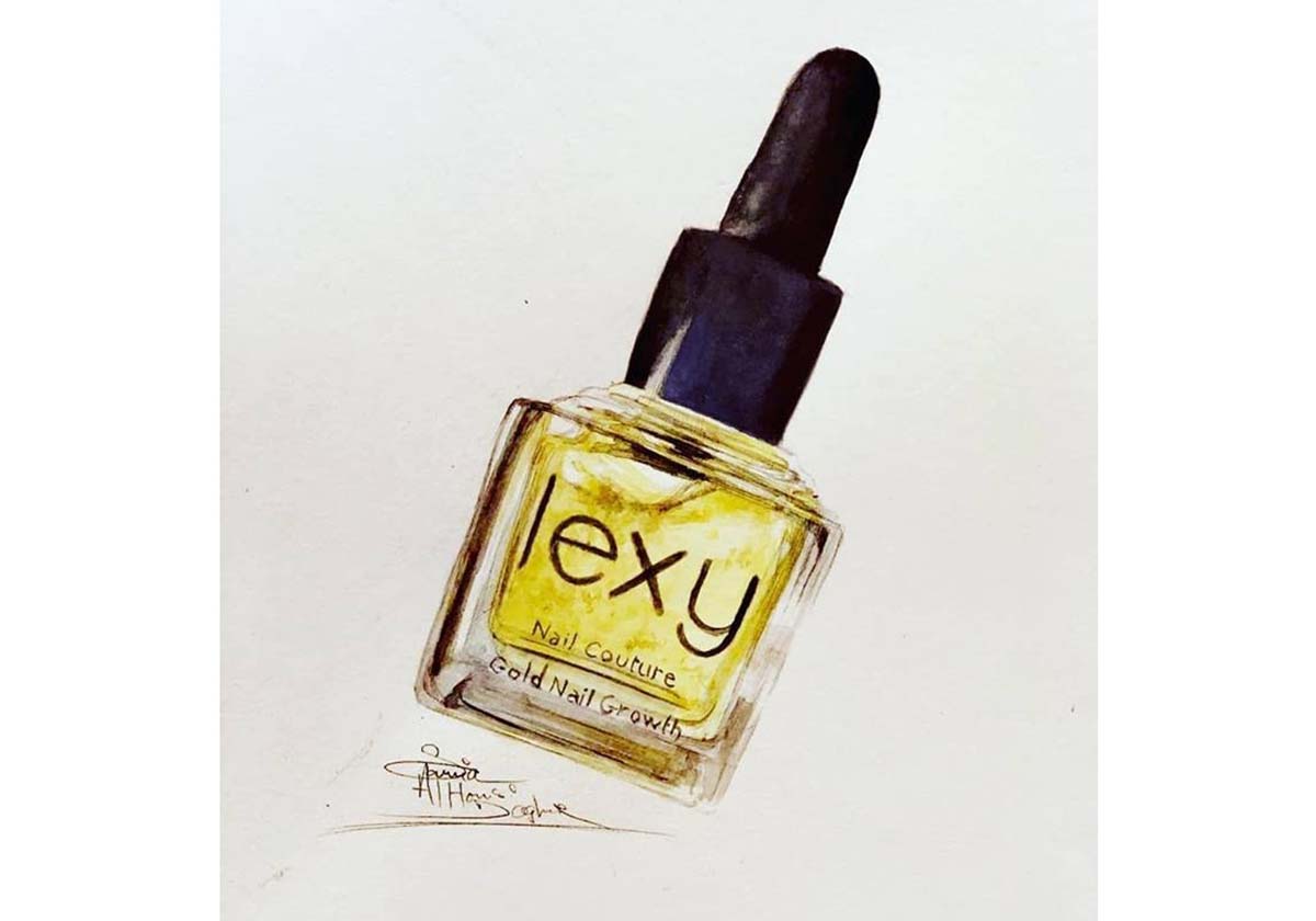 Gold Nail Growth Oil من Lexy Cosmetics