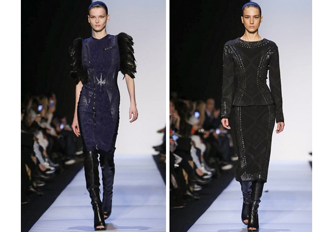 بالثور، إليك أزياء Herve Leger لشتاء 2015