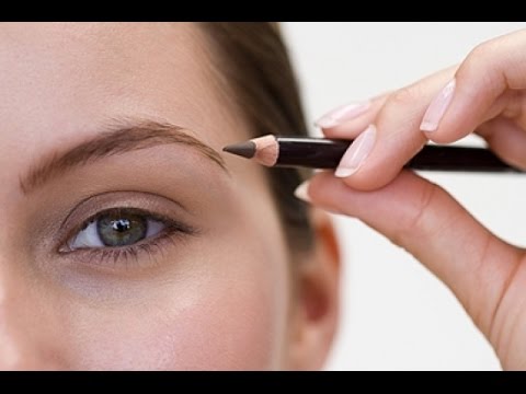 كيف ارسم حواجبي بالقلم