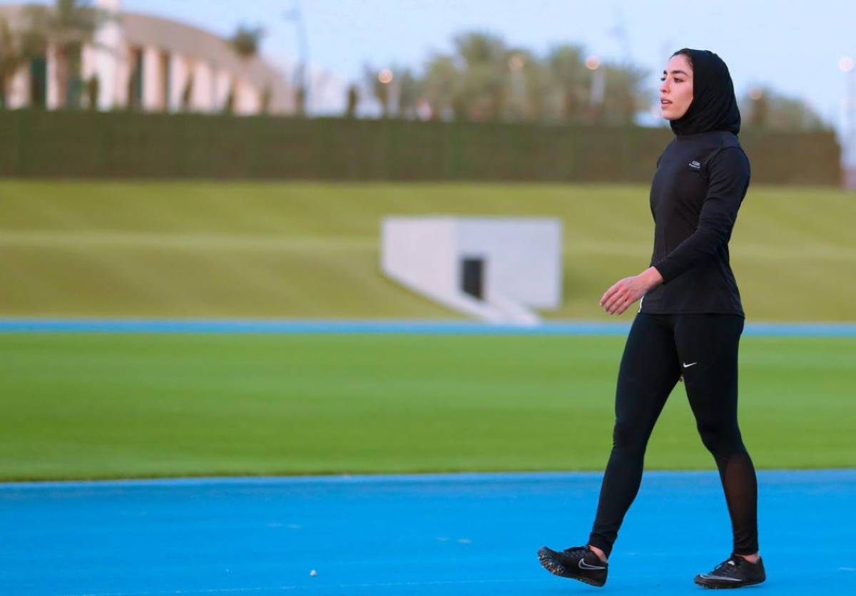 العداءة السعودية ياسمين الدباغ تدخل التاريخ من بوابة العاب طوكيو!