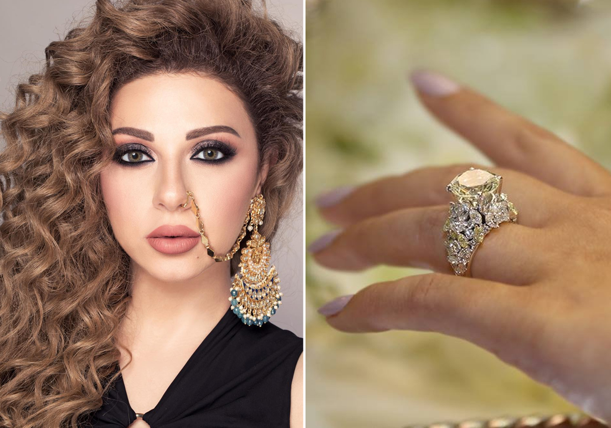 صور أجمل خواتم زفاف النجمات العربيات