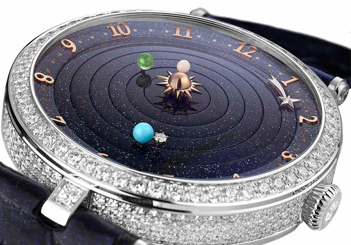 ساعة Lady Arpels Planétarium التي تعكس الكون