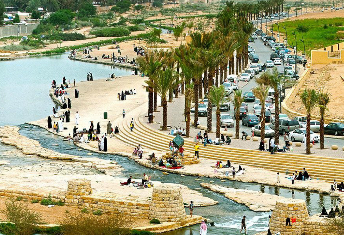 منتزه السد الحجري في وادي حنيفة