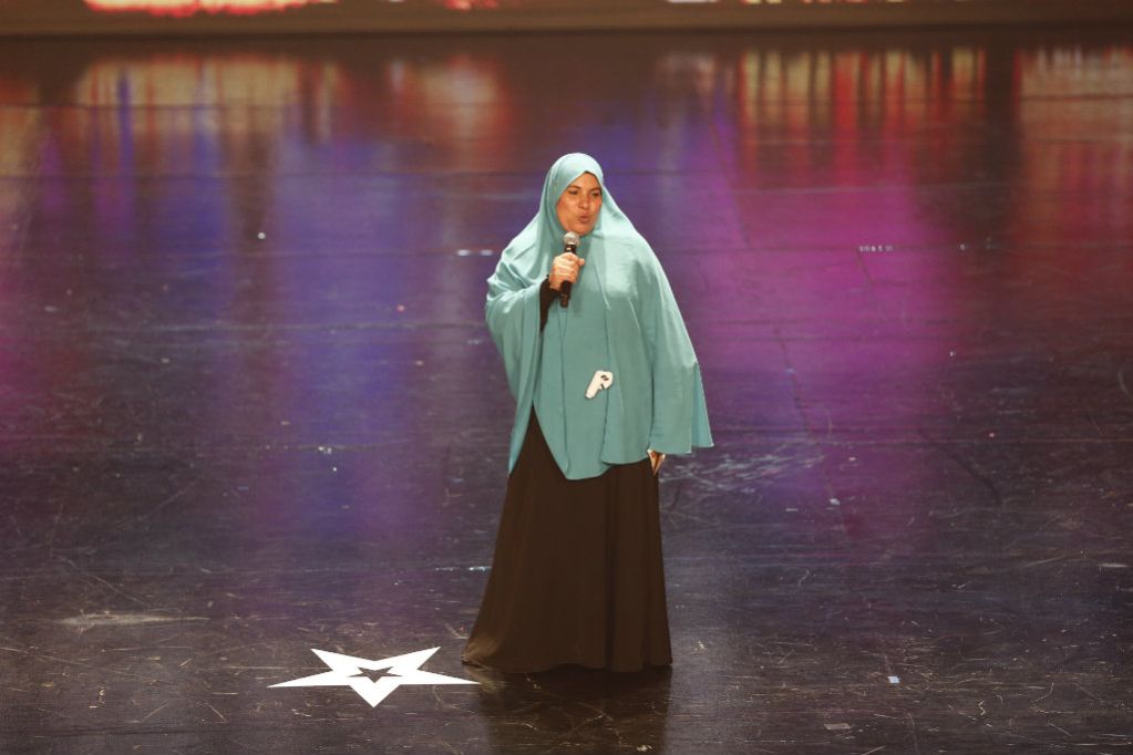 منى البحيري في عرب غوت تالنت 2015