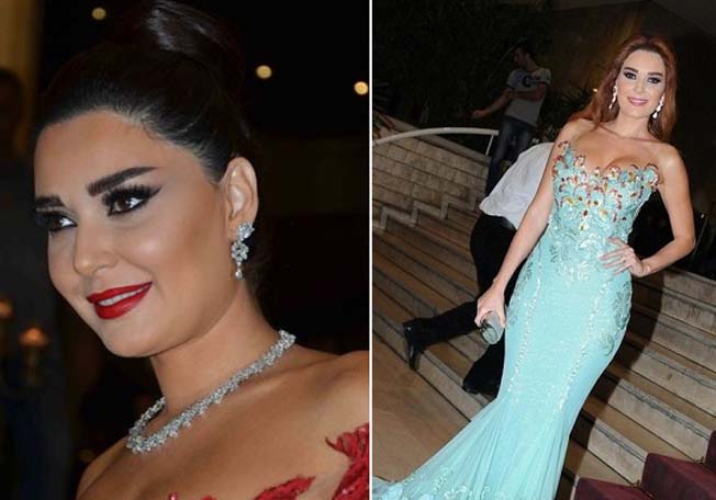 صور مكياج وشعر الفنانات اللبنانيات في حفل الموركس دور و BIAF
