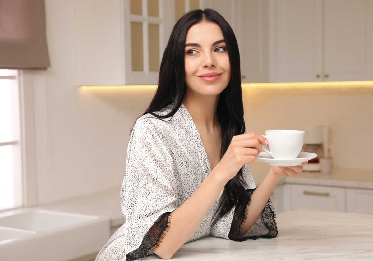 ملابس نوم بتصاميم فخمة للعروس جديدة