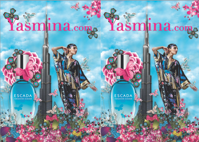 رسمة Escada Turqoise Summer الحصرية لياسمينة!