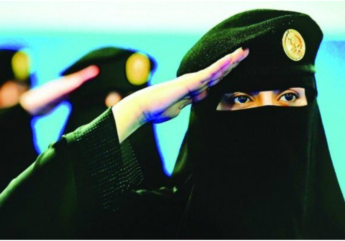 سعوديات برتبة جندي