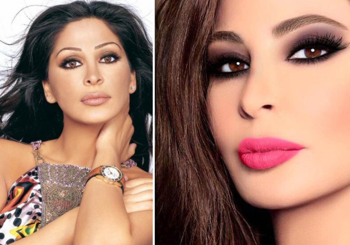 اليسا بالحواجب الرفيعة والكثيفة