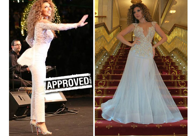 بالصور، إليك أجدد فساتين ميريام فارس