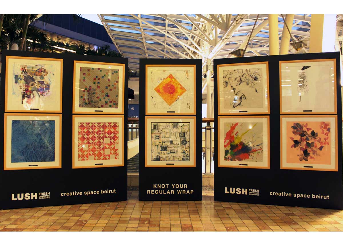 LUSH  في لبنان  يدعم المصممين الشباب بوشاح