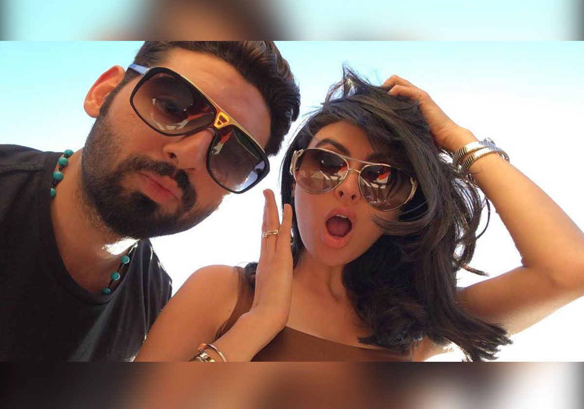 بالصور: مريم حسين في لقطة رومنسية مع خطيبها!‏