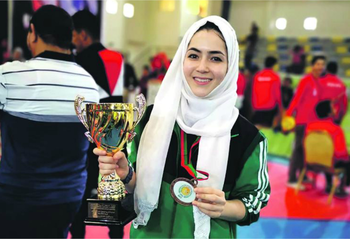 لاعبة التايكوندو السعودية أبرار بخاري