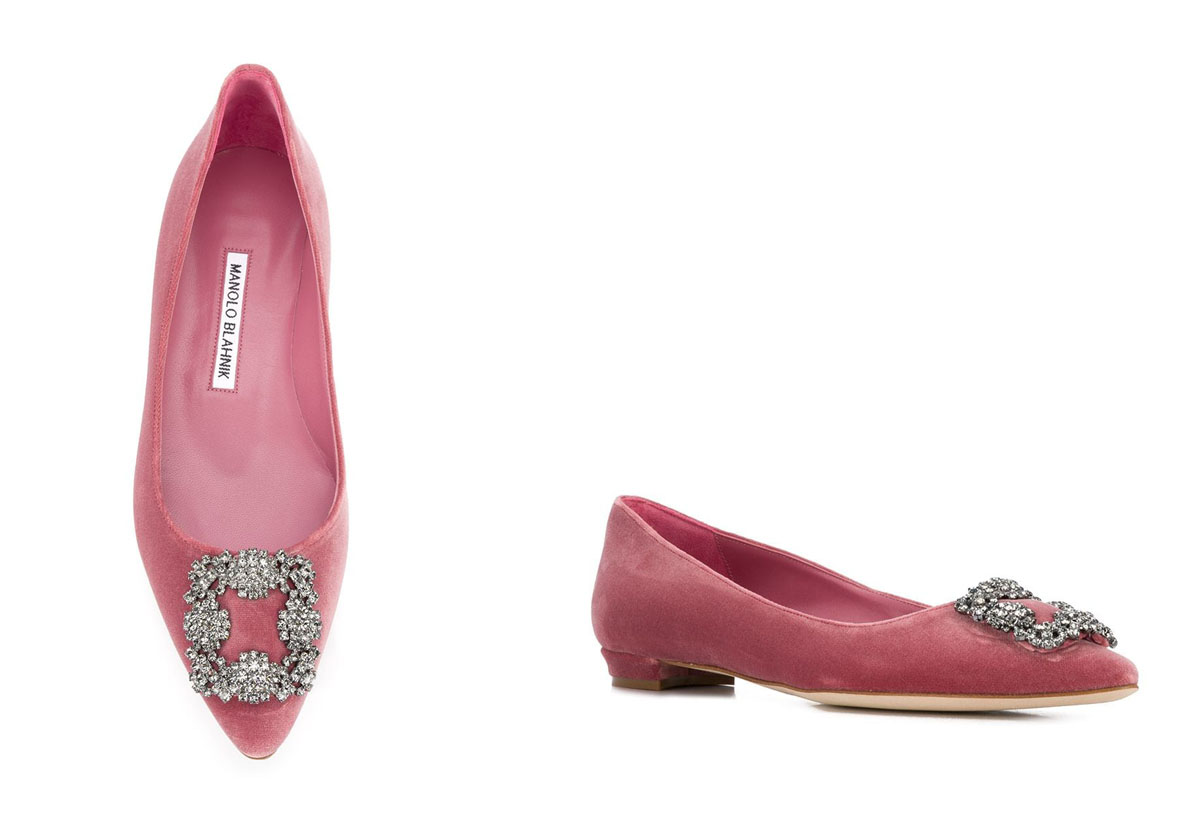 حذاء الباليرينا من Manolo Blahnik