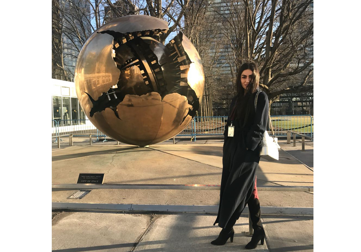 ديالا مكي في المؤتمر السنوي لمنظمة الأمم المتحدة في نيويورك (UN Women)